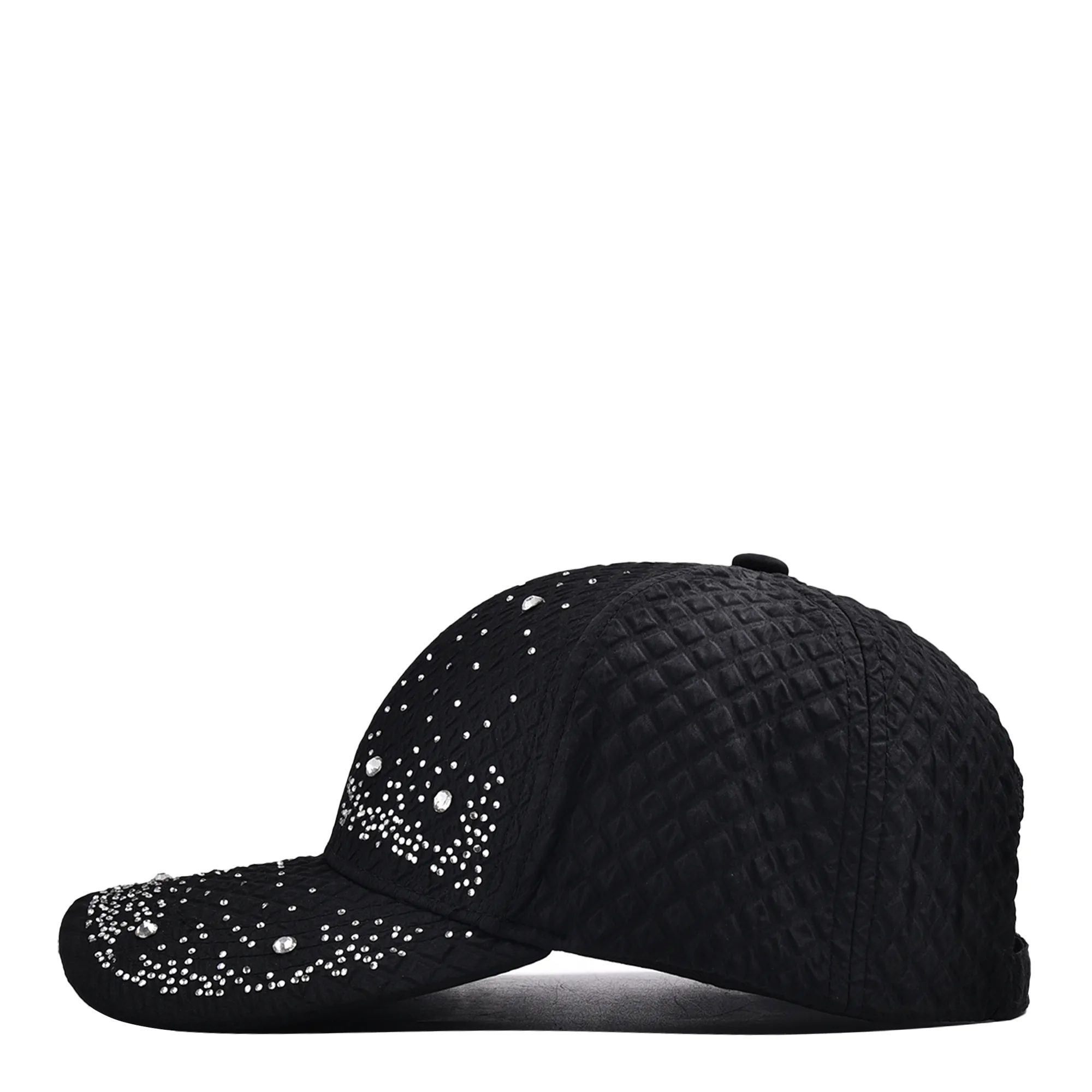 Unisex Glam Streetwear Shiny Diamonds Curved Eaves Baseball Cap display picture 6