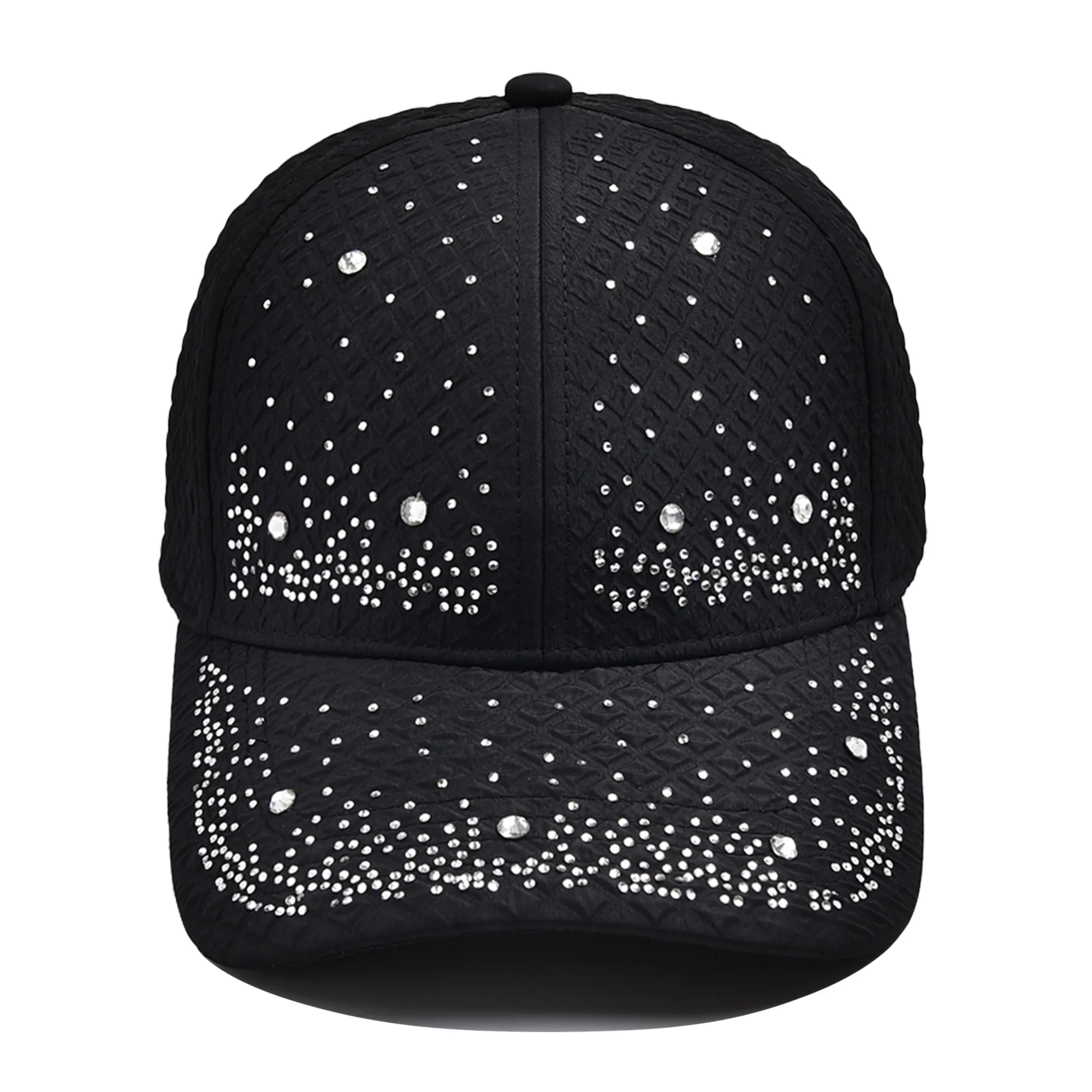 Unisex Glam Streetwear Shiny Diamonds Curved Eaves Baseball Cap display picture 7