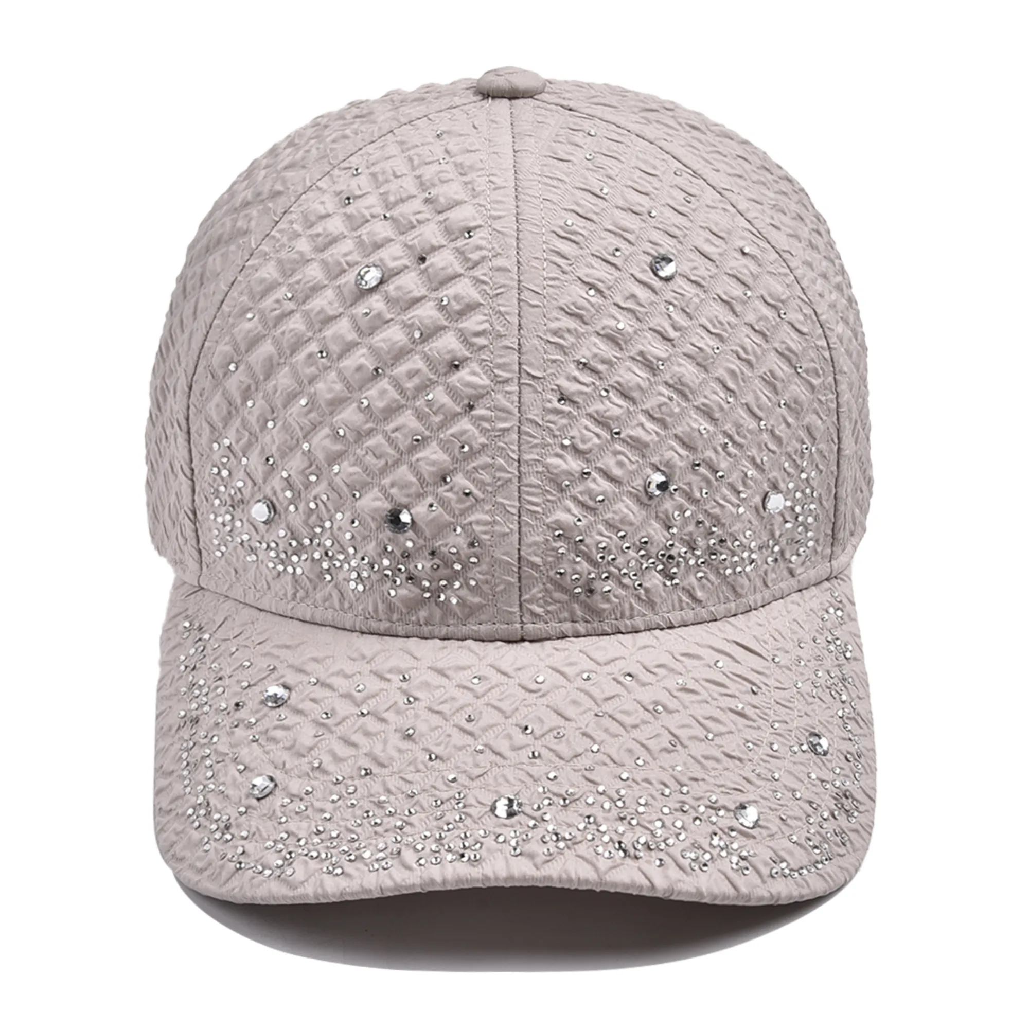 Unisex Glam Streetwear Shiny Diamonds Curved Eaves Baseball Cap display picture 11