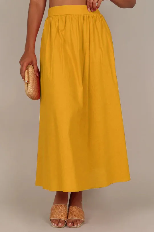 Holiday Daily Women's Casual Elegant Vacation Solid Color Polyester Skirt Co-ord Set Shorts Sets display picture 10