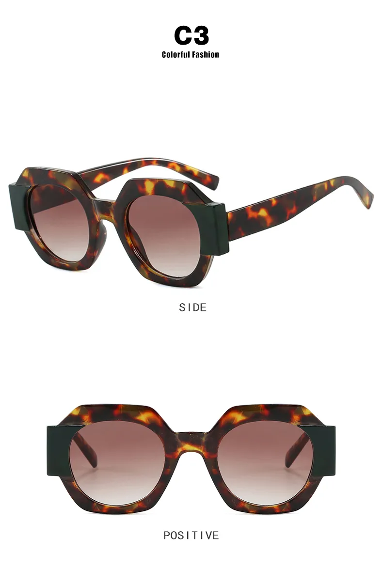 Cute Sexy Streetwear Solid Color Ac Round Frame Full Frame Glasses display picture 10