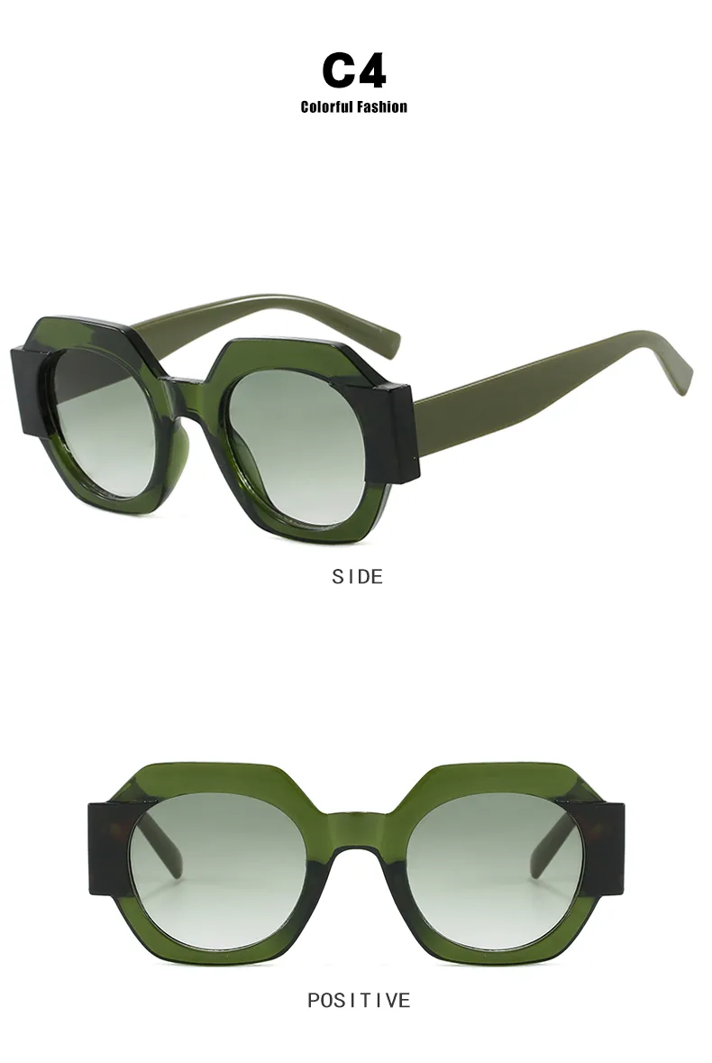 Cute Sexy Streetwear Solid Color Ac Round Frame Full Frame Glasses display picture 11