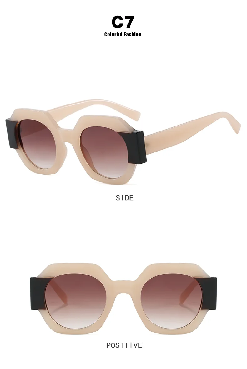 Cute Sexy Streetwear Solid Color Ac Round Frame Full Frame Glasses display picture 14