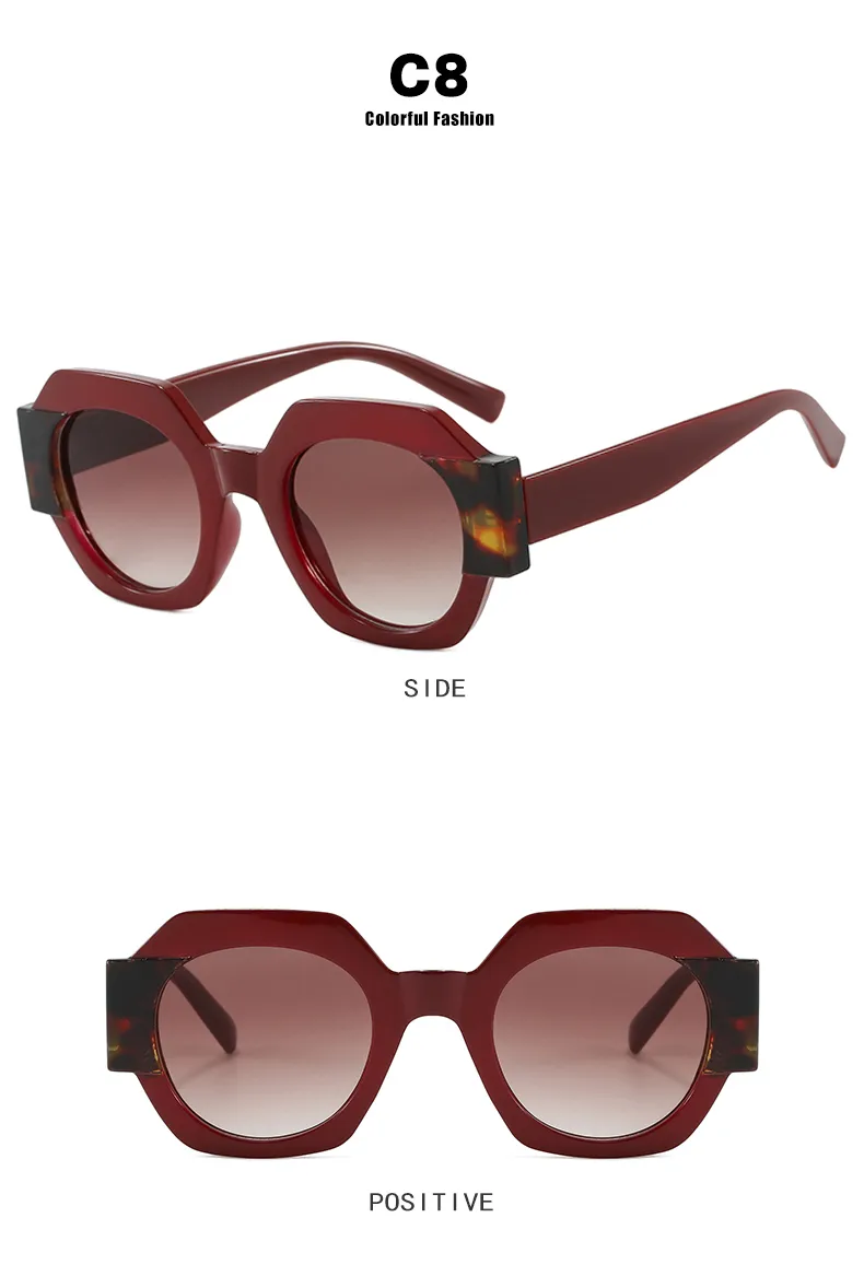 Cute Sexy Streetwear Solid Color Ac Round Frame Full Frame Glasses display picture 15