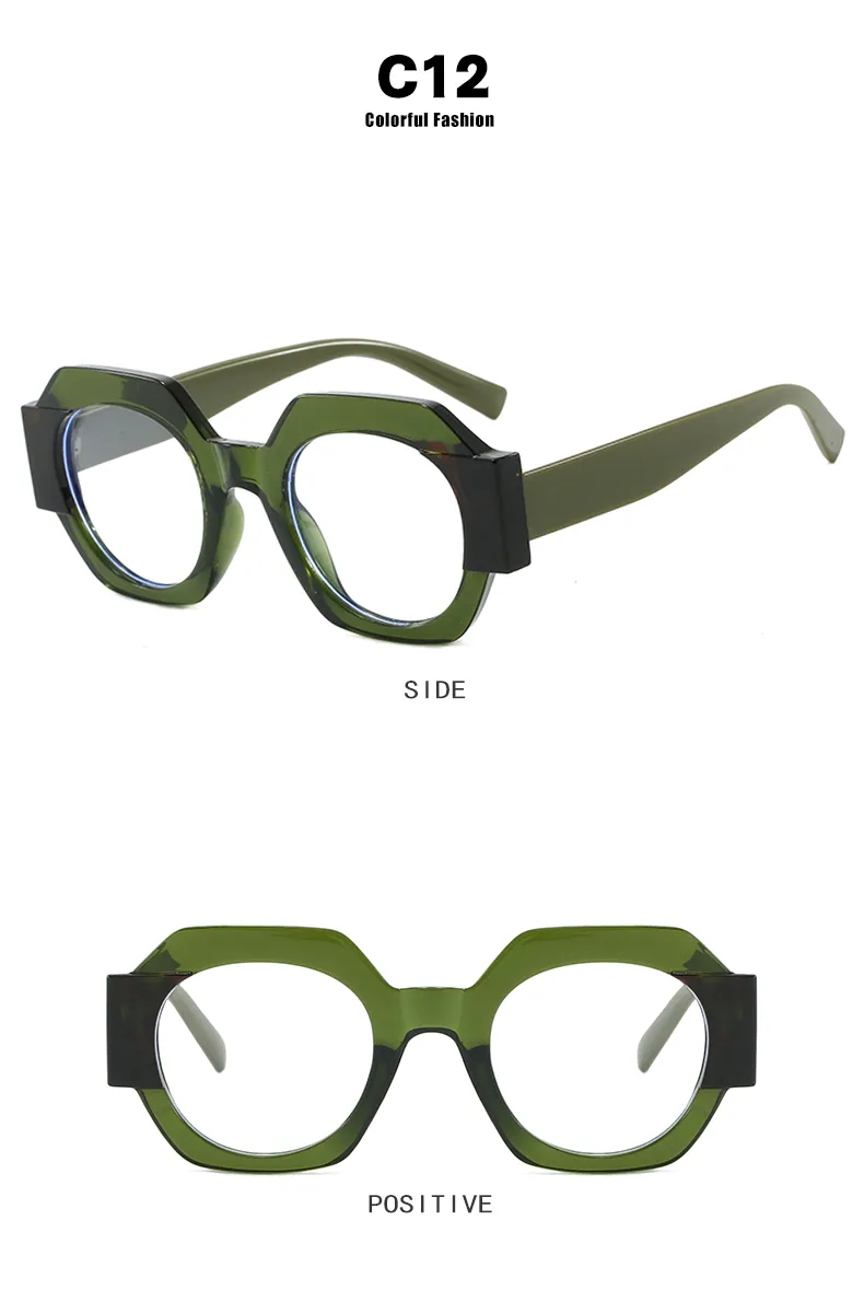 Cute Sexy Streetwear Solid Color Ac Round Frame Full Frame Glasses display picture 19