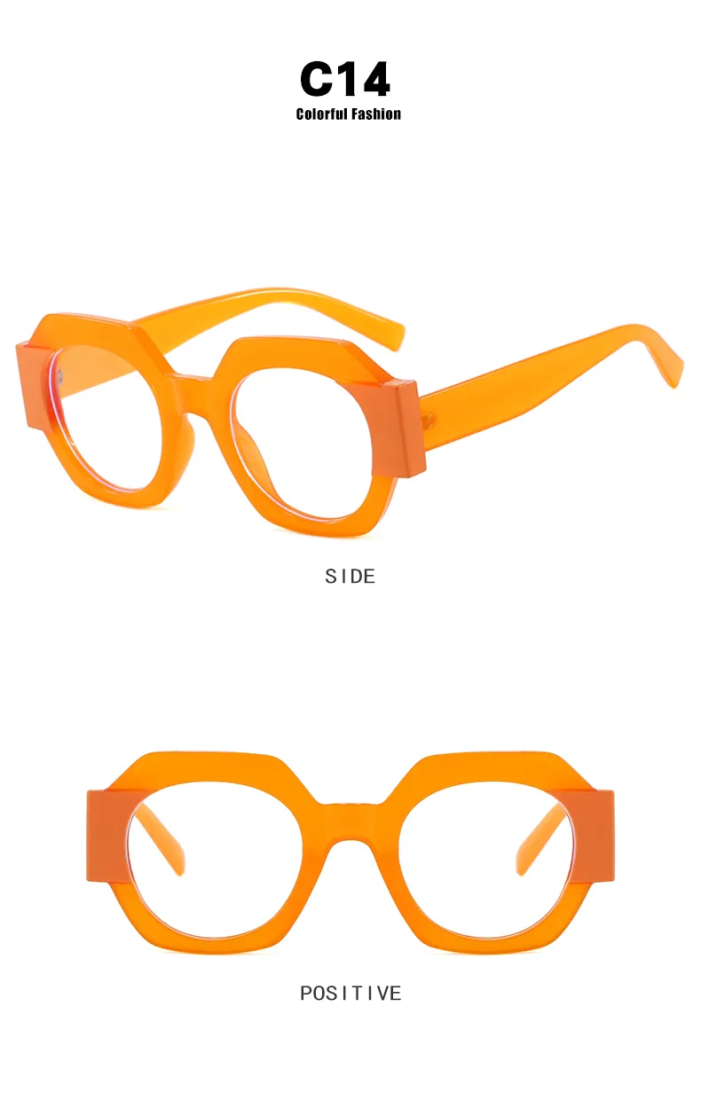 Cute Sexy Streetwear Solid Color Ac Round Frame Full Frame Glasses display picture 21