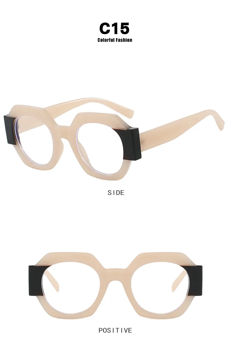 Cute Sexy Streetwear Solid Color Ac Round Frame Full Frame Glasses display picture 22