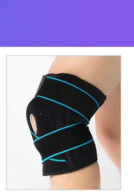 Sports Knee Pads Fitness Training Knee Protection Support Aid Silicone Shock Absorption Pressure Aluminum Bar Pads display picture 2