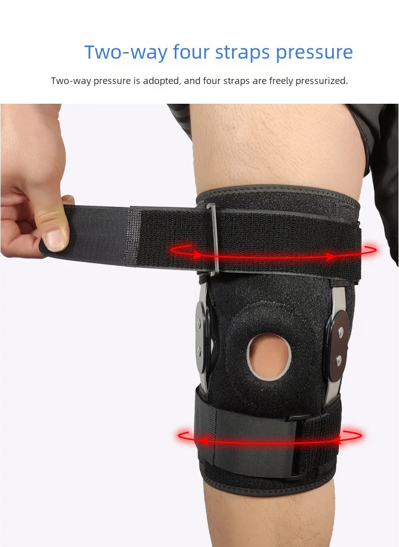 Sports Knee Pads Fitness Training Knee Protection Support Aid Silicone Shock Absorption Pressure Aluminum Bar Pads display picture 10