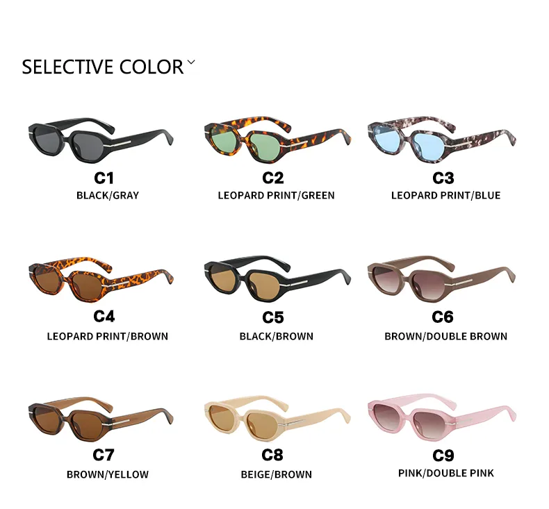 Casual Classical Novelty Glasses Ac Polygon Full Frame Glasses display picture 6