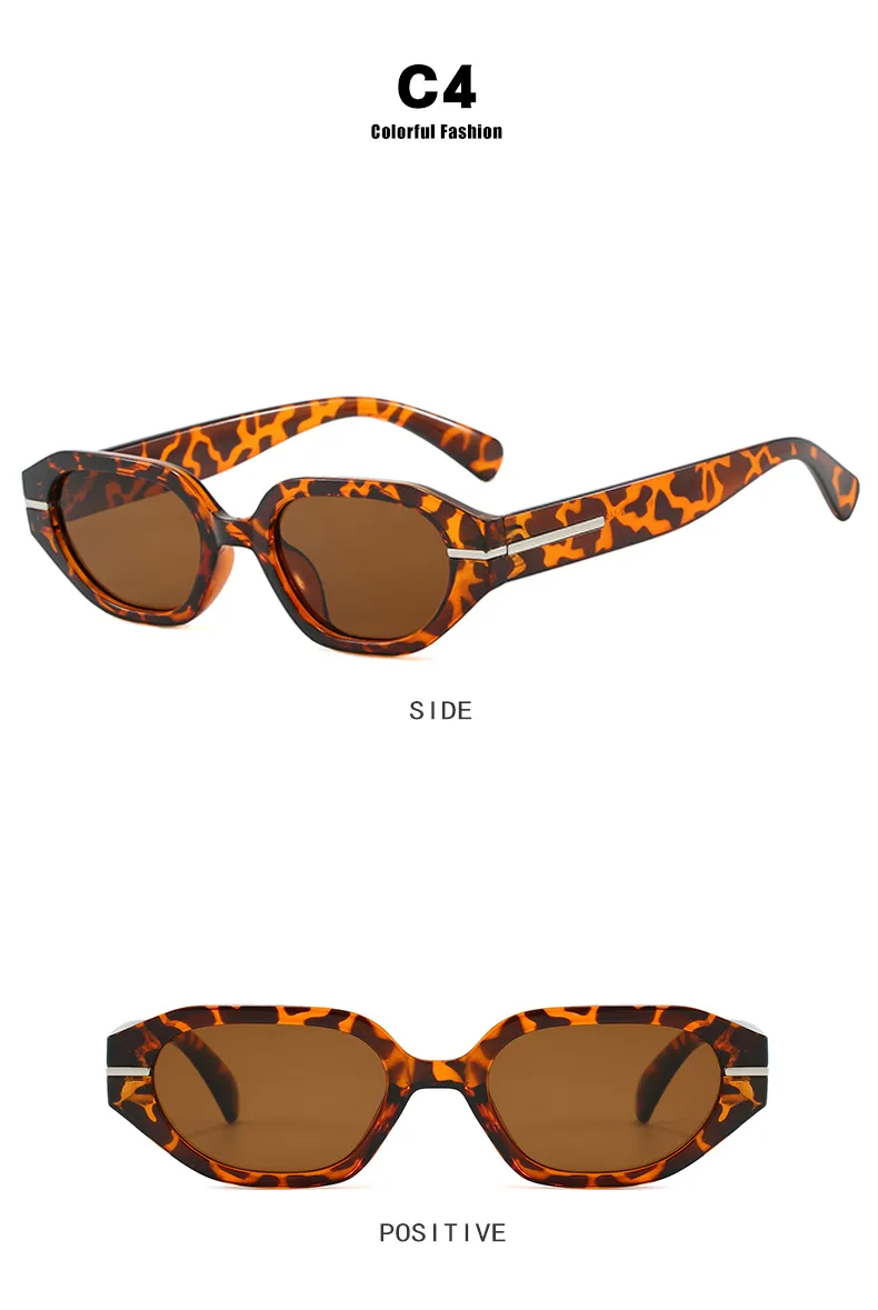 Casual Classical Novelty Glasses Ac Polygon Full Frame Glasses display picture 11