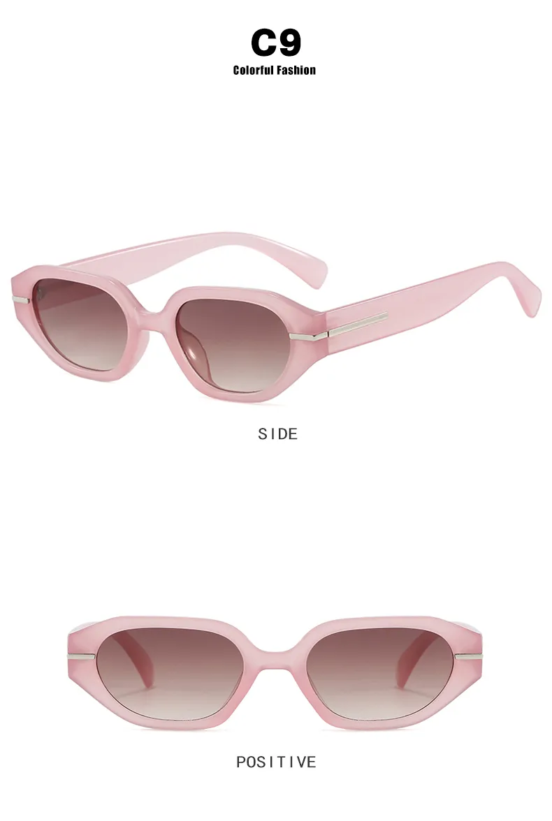 Casual Classical Novelty Glasses Ac Polygon Full Frame Glasses display picture 16
