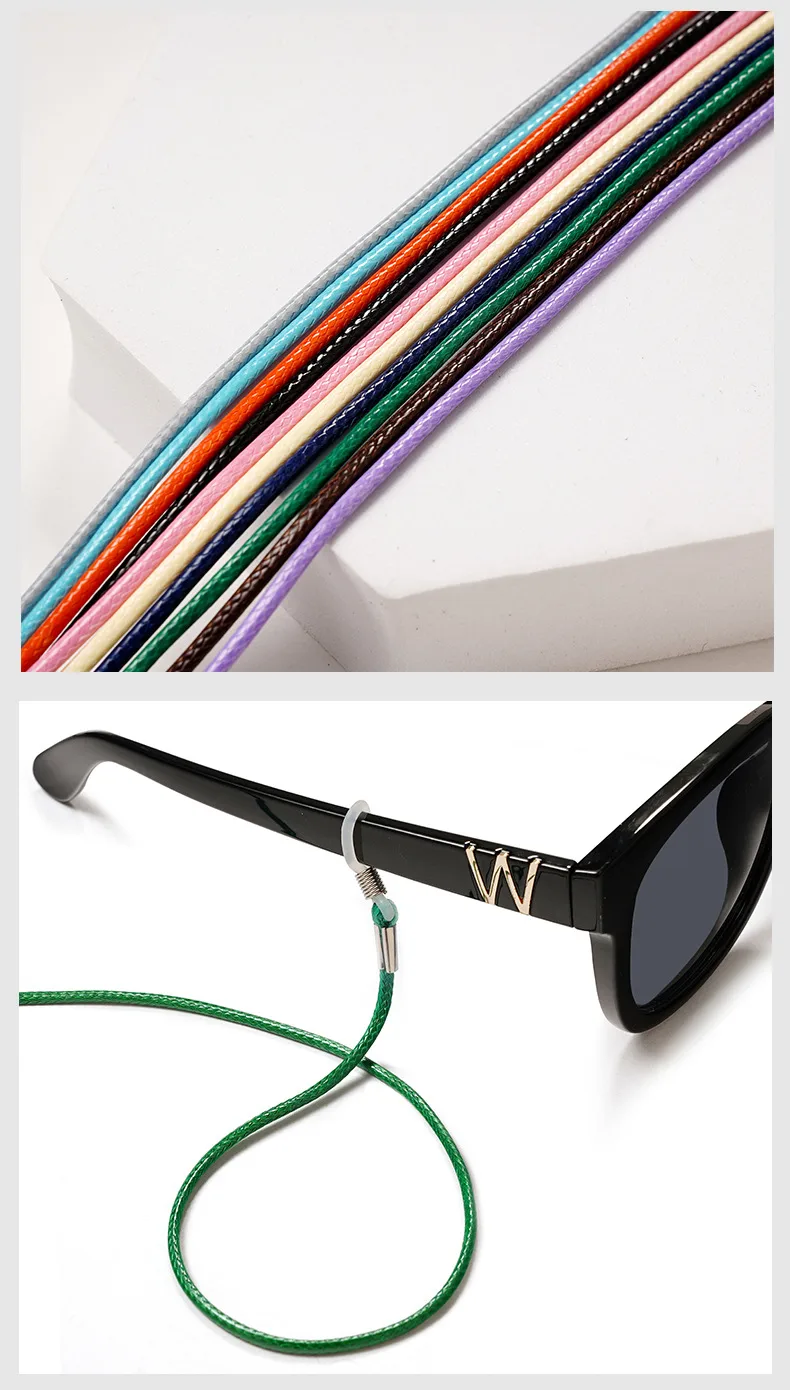 Korean Fashion Wax Line Glasses Rope Hanging Neck Glasses Chain Sunglasses Non-slip Lanyard Simple Children's Sunglasses Anti-drop Rope display picture 6