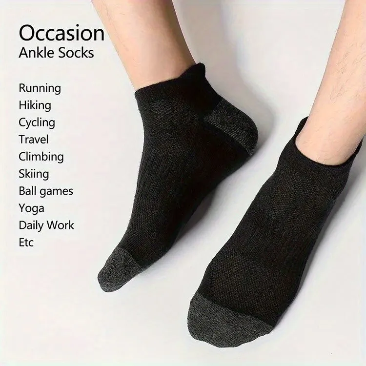 Spring And Summer Mesh Breathable Basketball Sports Socks Men And Women A Variety Of Short Tube Boat Socks Plus Size Socks Wholesale display picture 15