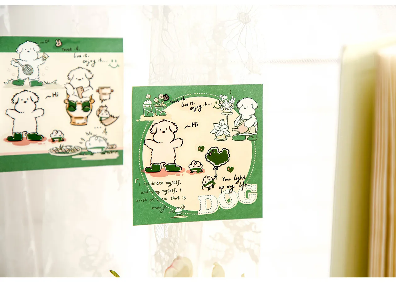 1 Piece Animal Cartoon Cat Class Learning School Paper Cartoon Style Cute Preppy Style Sticky Note display picture 7