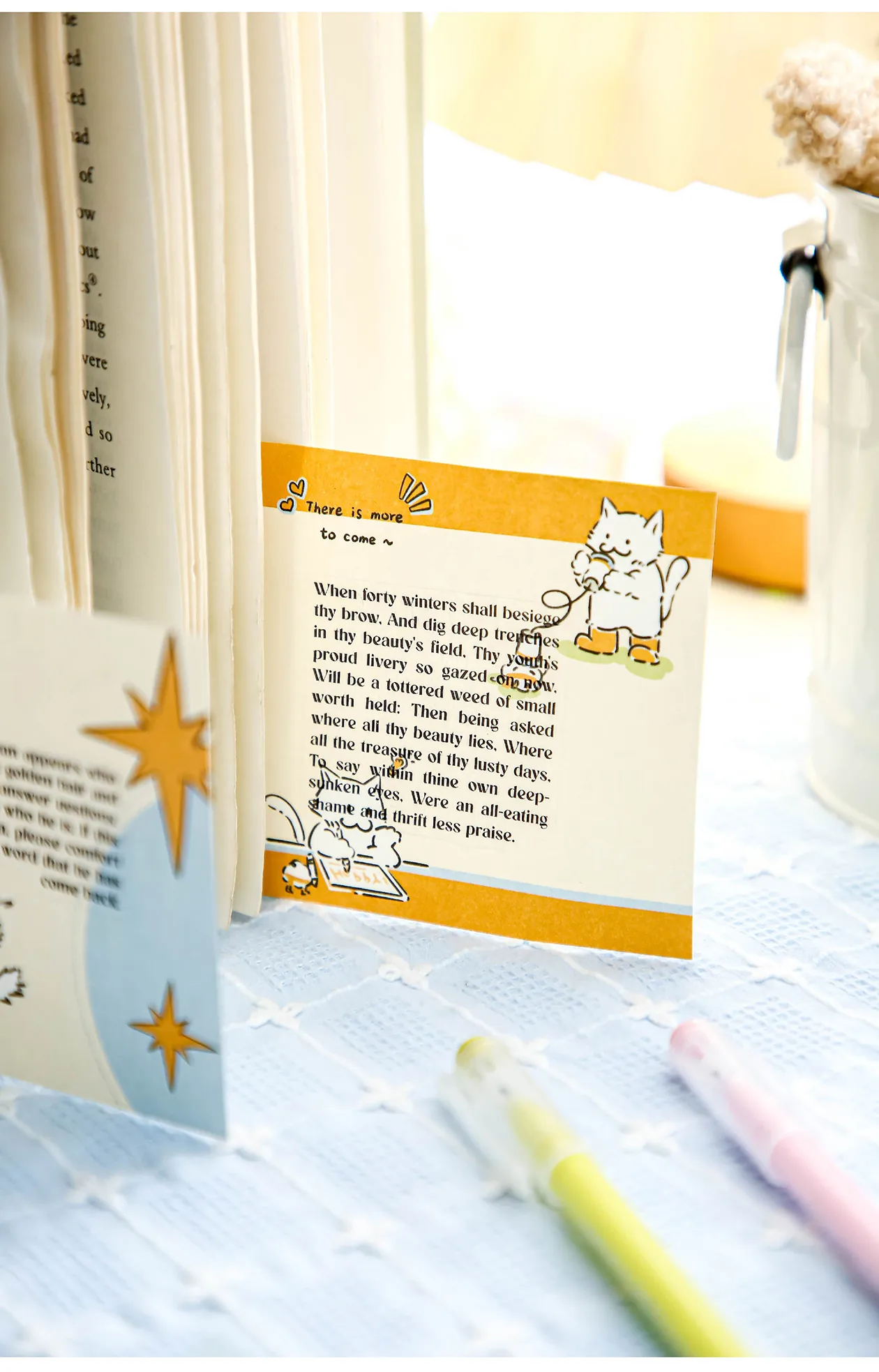 1 Piece Animal Cartoon Cat Class Learning School Paper Cartoon Style Cute Preppy Style Sticky Note display picture 3