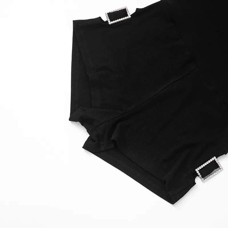 Women's Daily Sexy Solid Color Shorts Rompers display picture 19