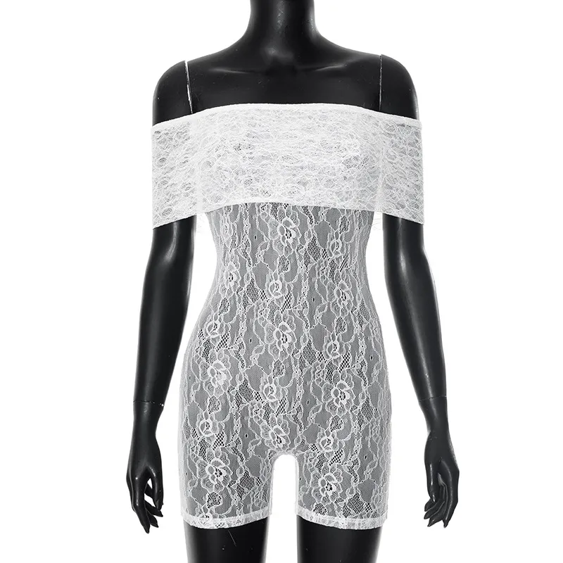 Women's Holiday Tea Party Sexy Streetwear Solid Color Shorts Rompers display picture 12