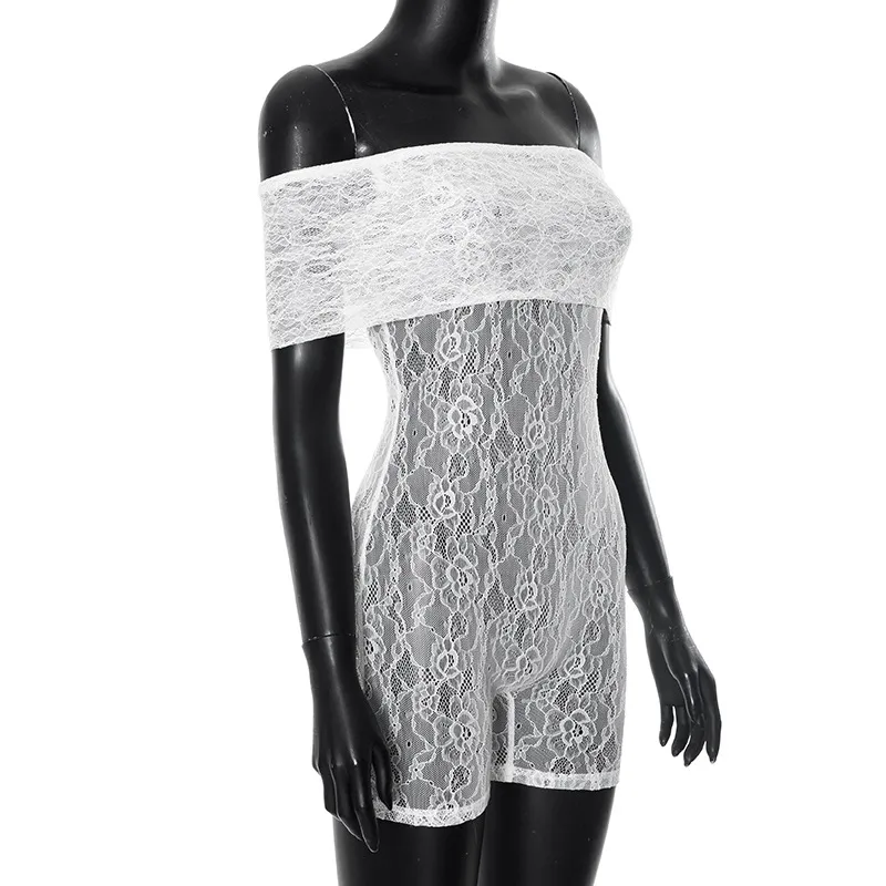 Women's Holiday Tea Party Sexy Streetwear Solid Color Shorts Rompers display picture 13