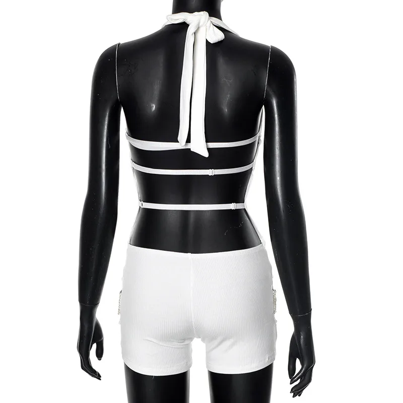 Women's Daily Sexy Solid Color Shorts Rompers display picture 28