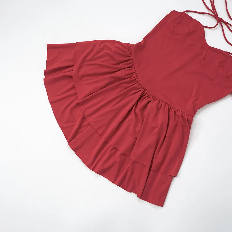 Women's Strap Dress Streetwear Strap Sleeveless Solid Color Above Knee Holiday Street display picture 26