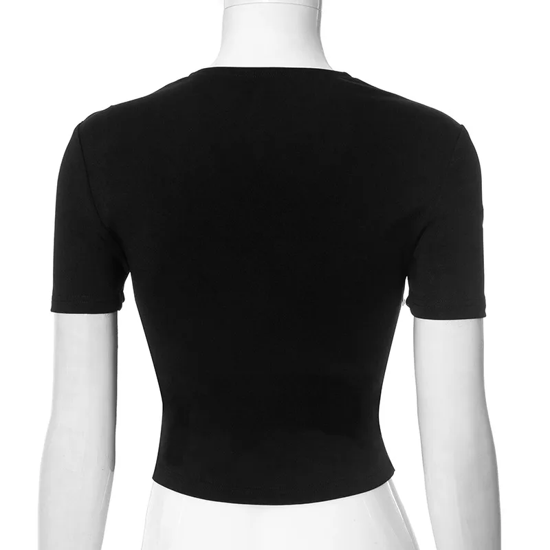 Women's T-shirt Short Sleeve T-Shirts Basic Solid Color display picture 16