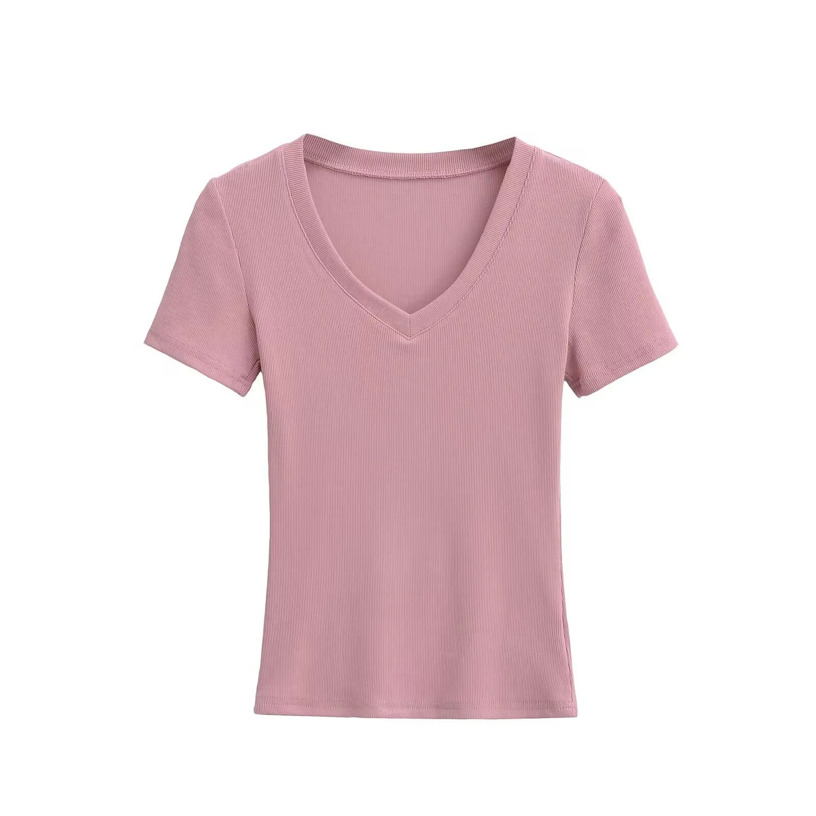 Women's T-shirt Short Sleeve T-Shirts Casual Solid Color display picture 6