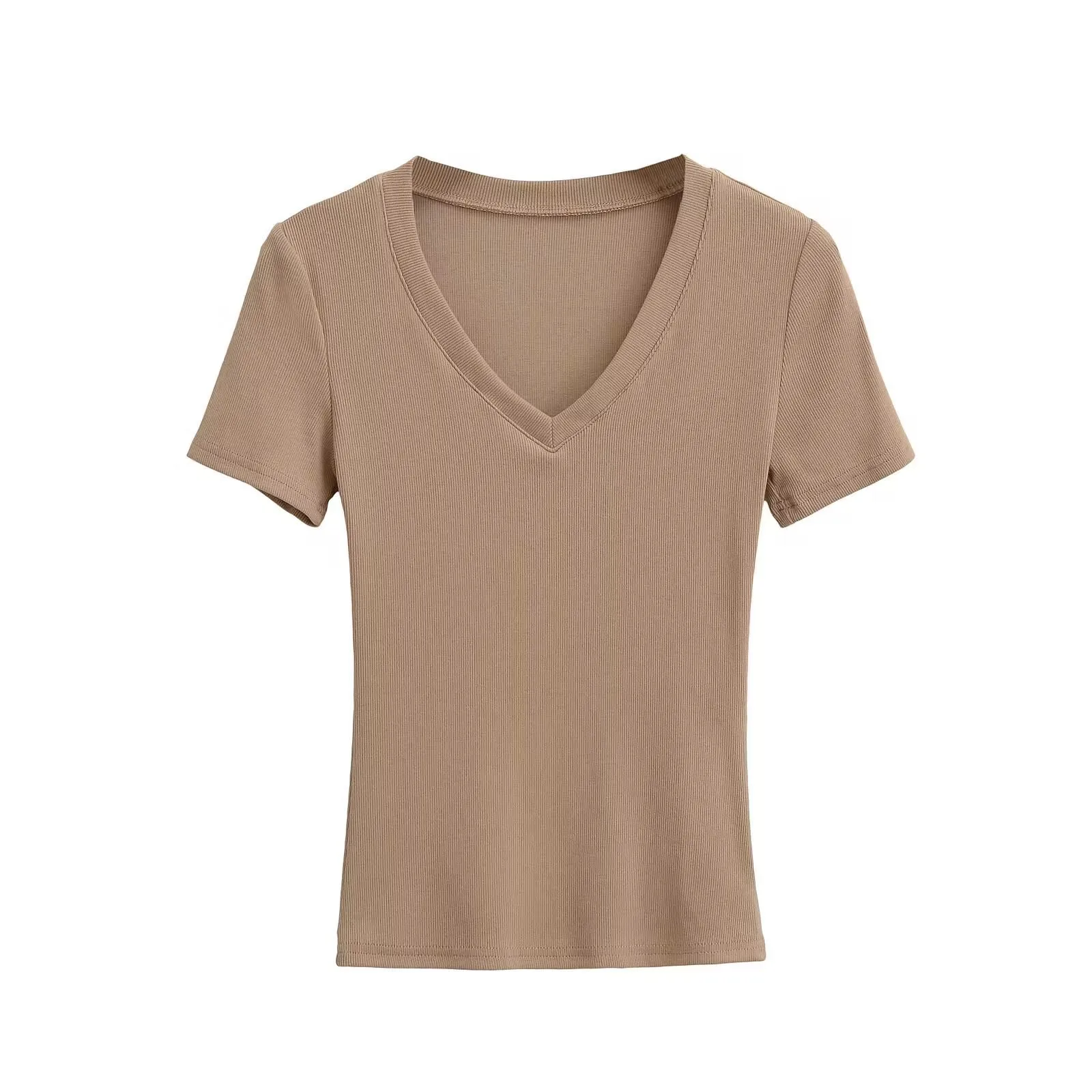 Women's T-shirt Short Sleeve T-Shirts Casual Solid Color display picture 4