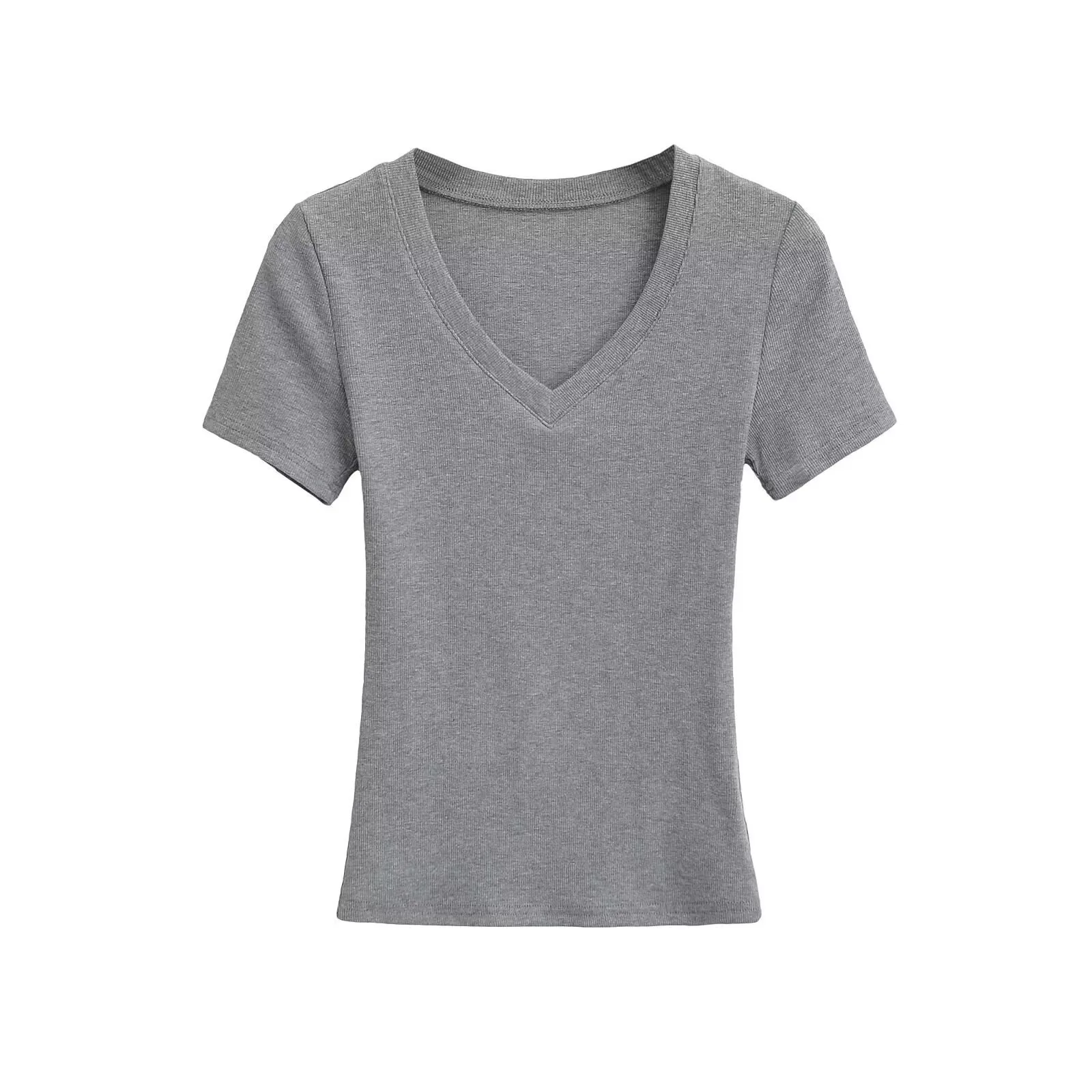 Women's T-shirt Short Sleeve T-Shirts Casual Solid Color display picture 3