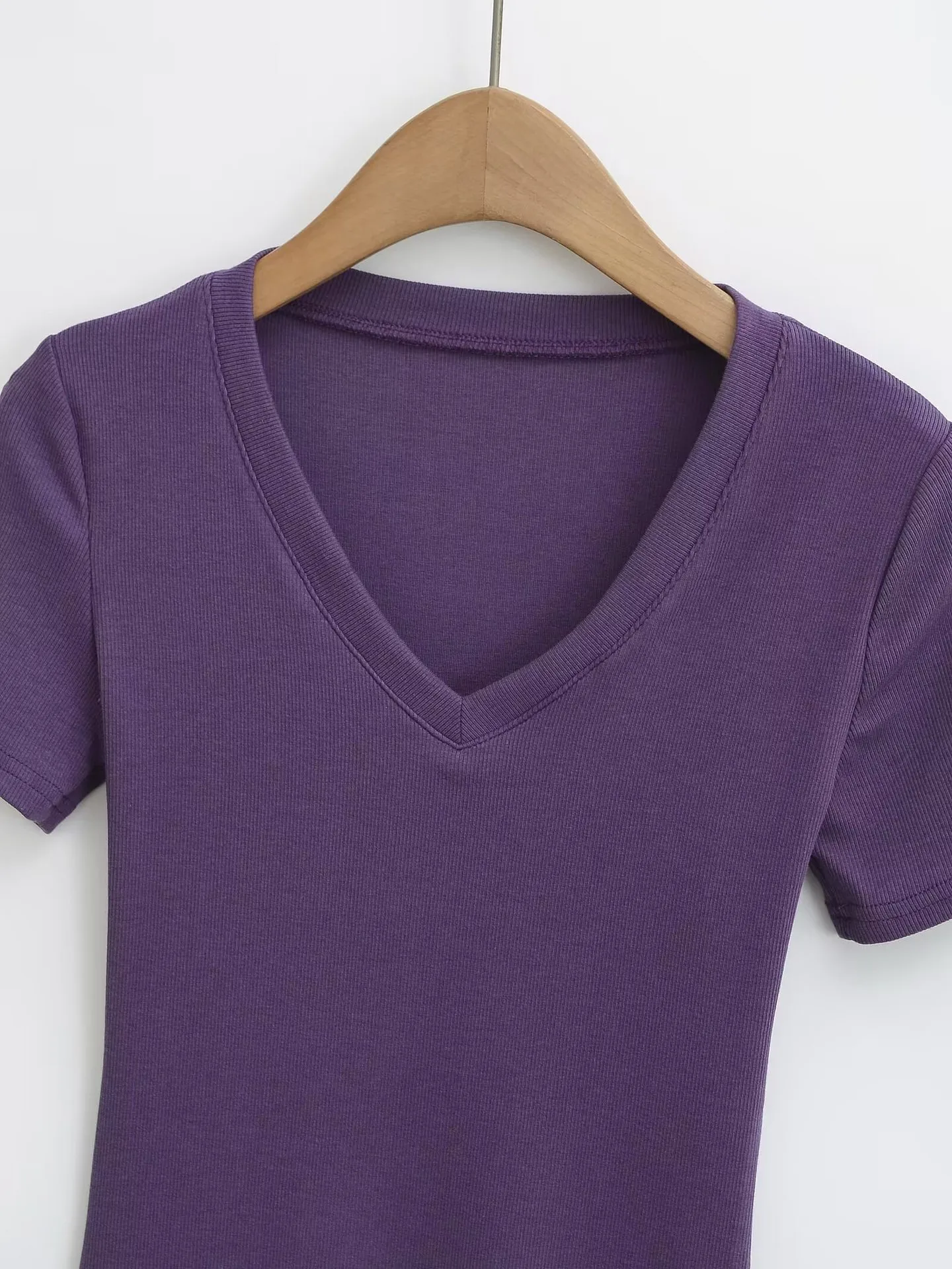 Women's T-shirt Short Sleeve T-Shirts Casual Solid Color display picture 8