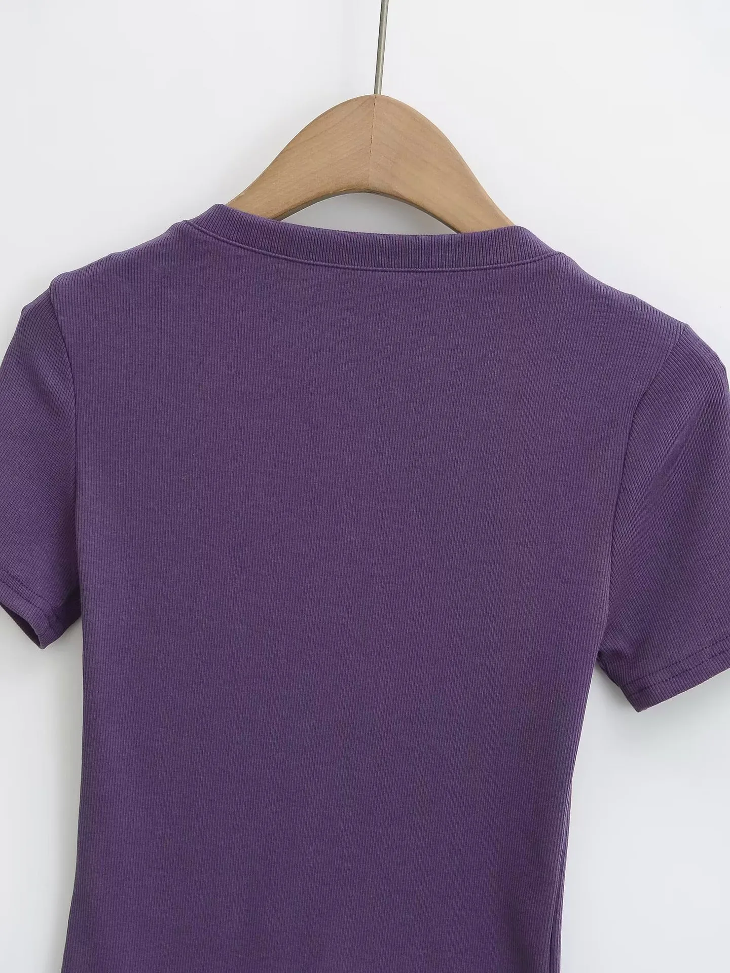 Women's T-shirt Short Sleeve T-Shirts Casual Solid Color display picture 9