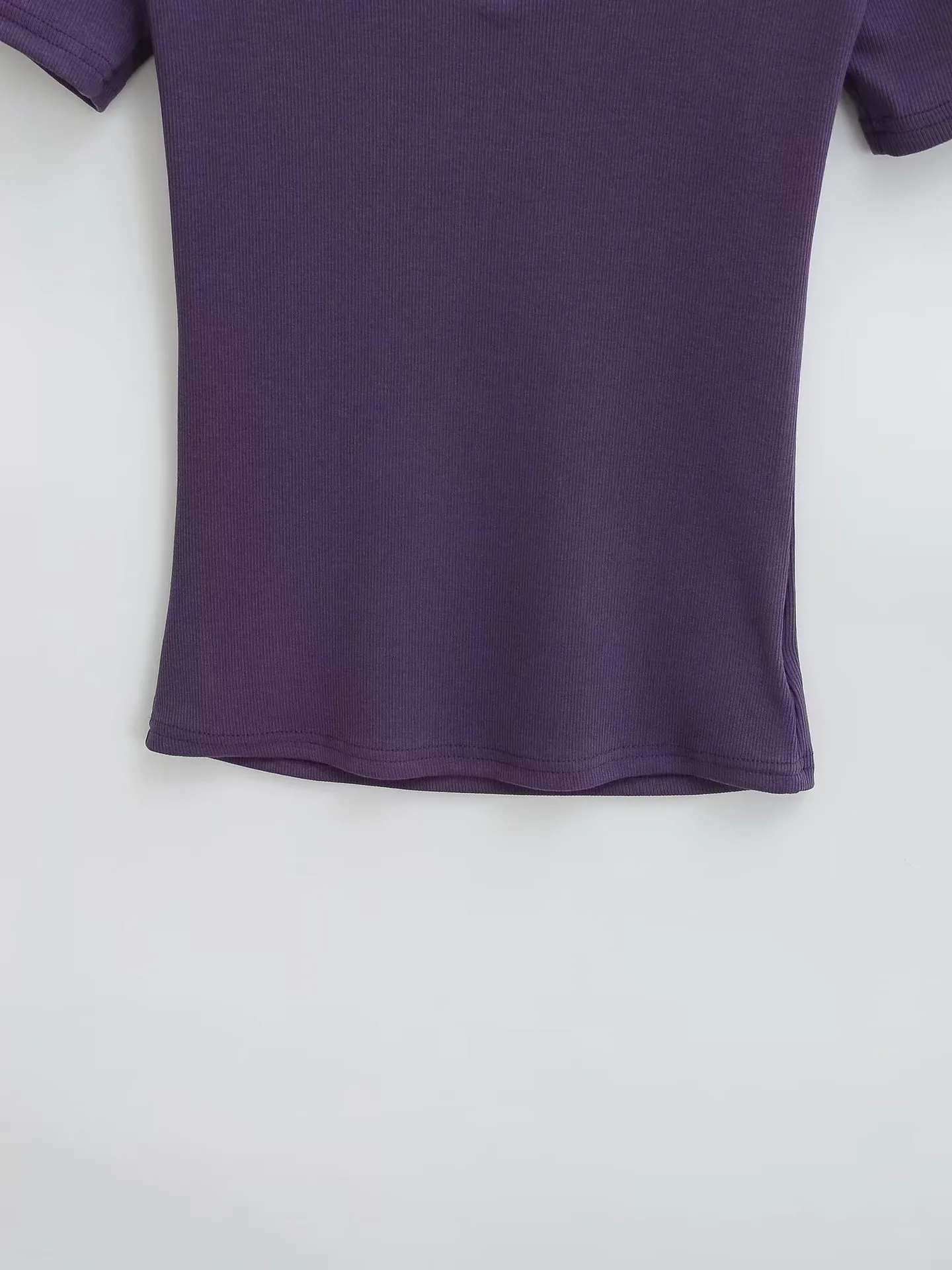Women's T-shirt Short Sleeve T-Shirts Casual Solid Color display picture 11