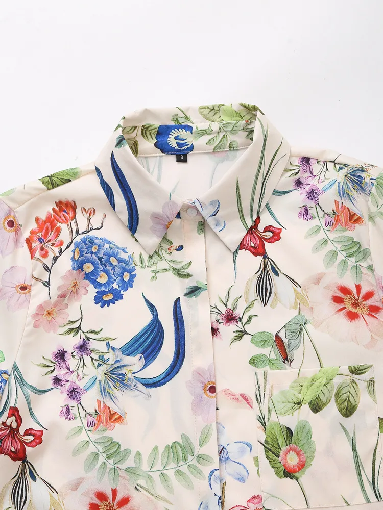 Women's Blouse Long Sleeve Blouses Elegant Flower display picture 3