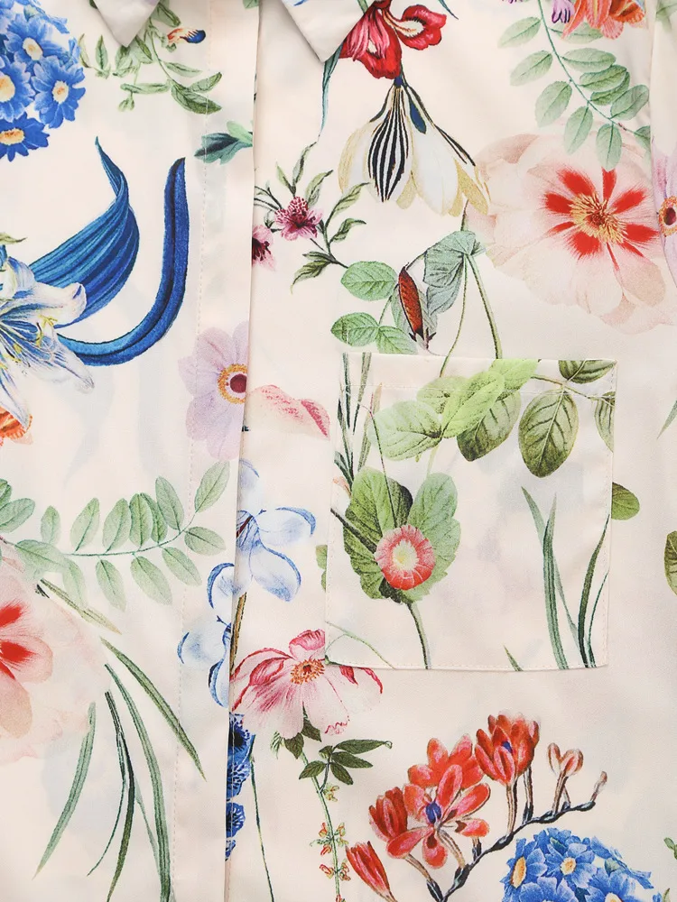 Women's Blouse Long Sleeve Blouses Elegant Flower display picture 6