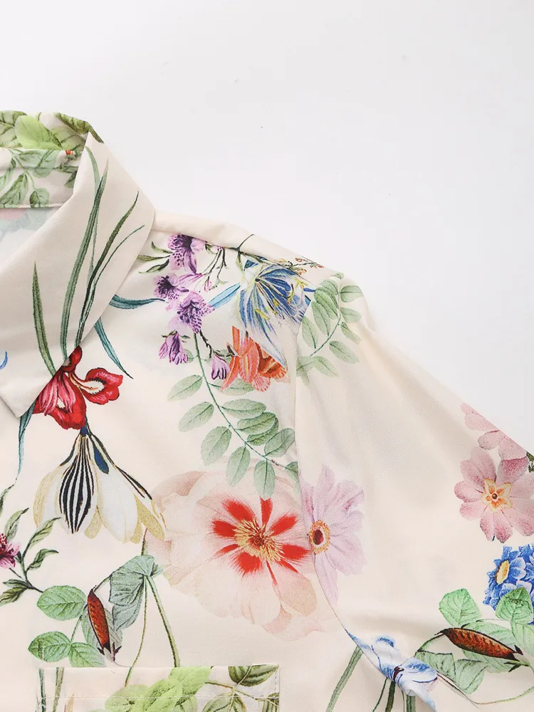 Women's Blouse Long Sleeve Blouses Elegant Flower display picture 7