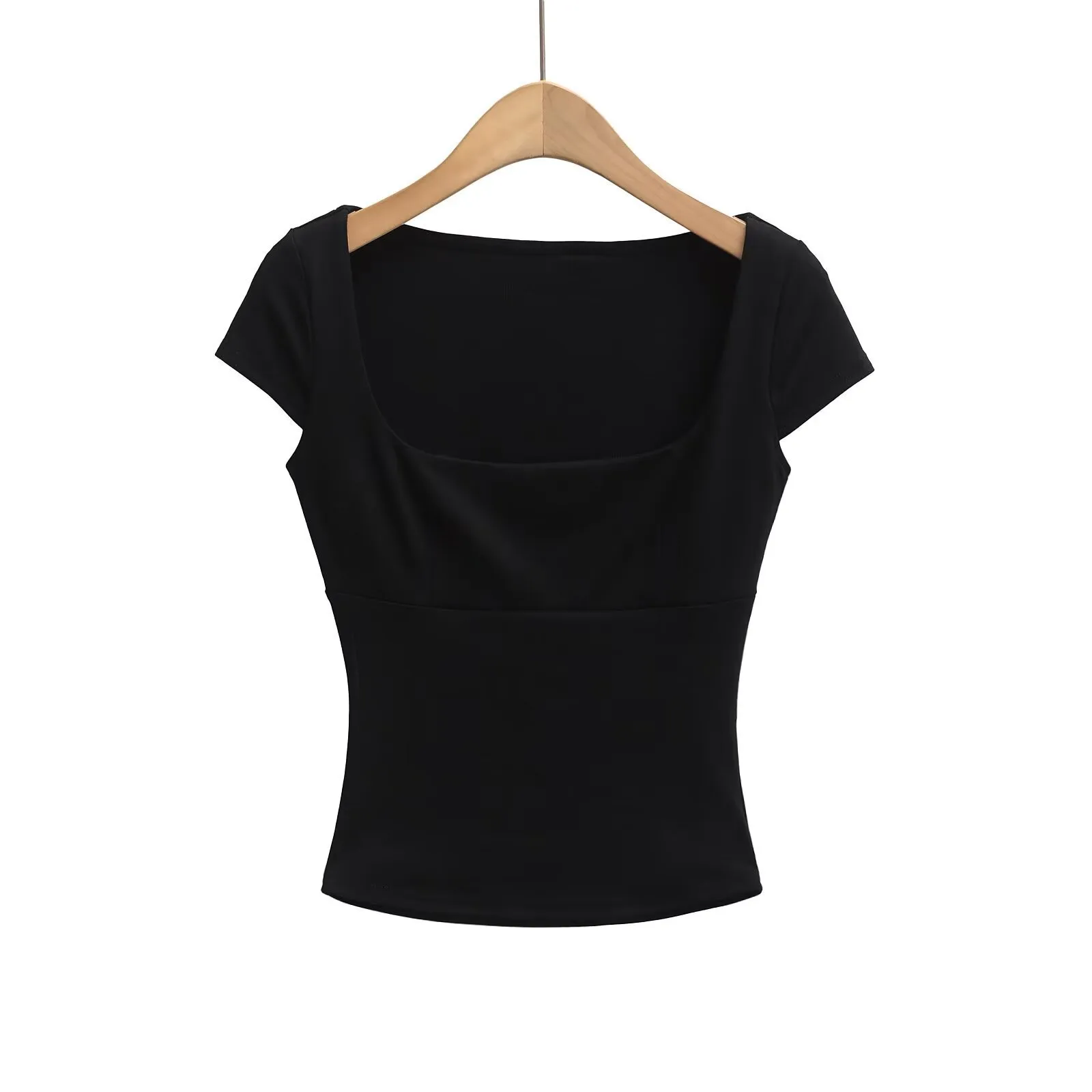 Women's T-shirt Short Sleeve T-Shirts Streetwear Solid Color display picture 4