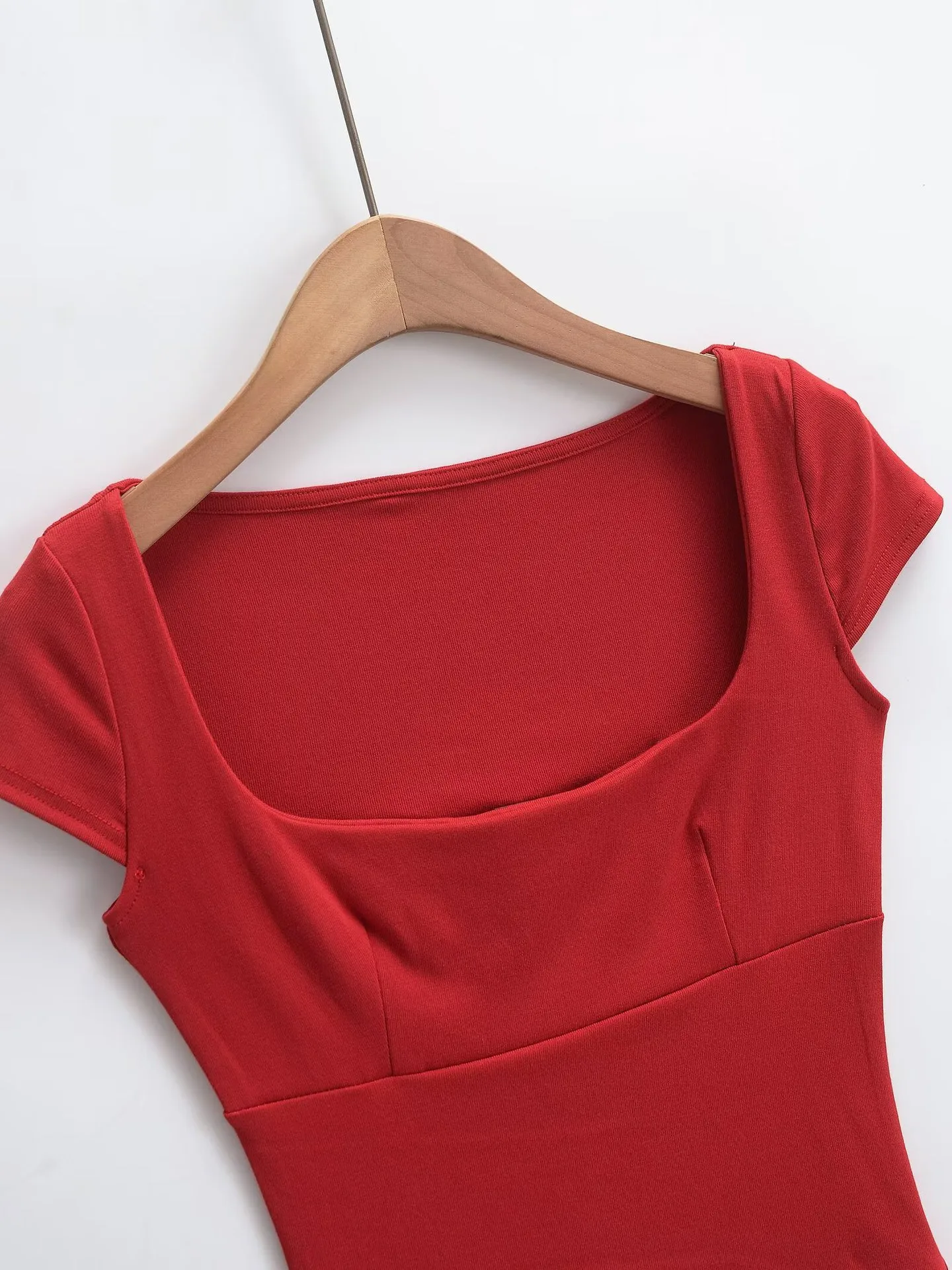 Women's T-shirt Short Sleeve T-Shirts Streetwear Solid Color display picture 6