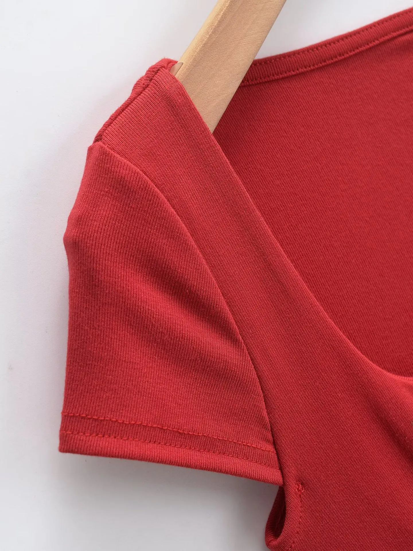 Women's T-shirt Short Sleeve T-Shirts Streetwear Solid Color display picture 8