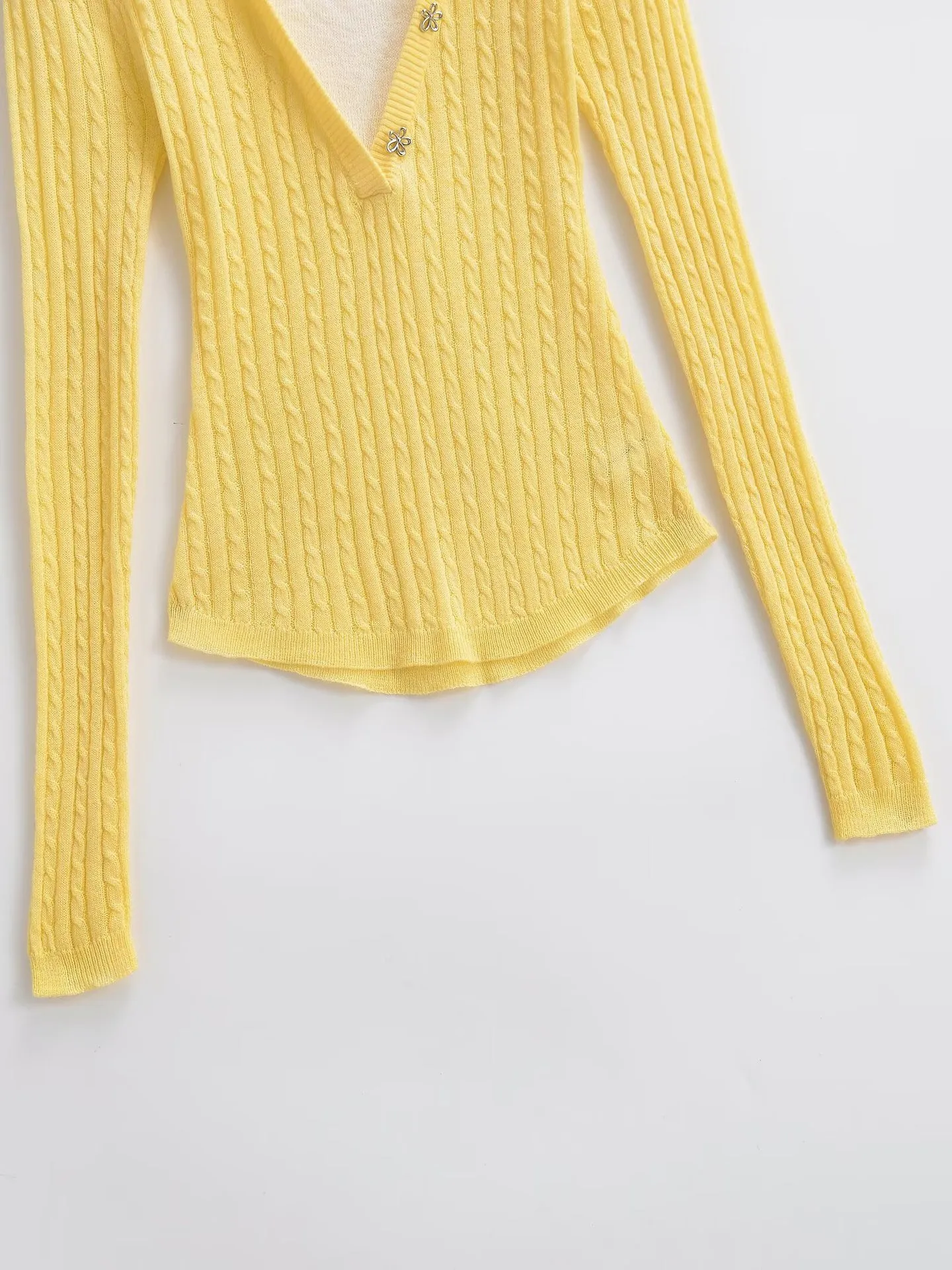Women's Sweater Long Sleeve Sweaters & Cardigans Elegant Solid Color display picture 7
