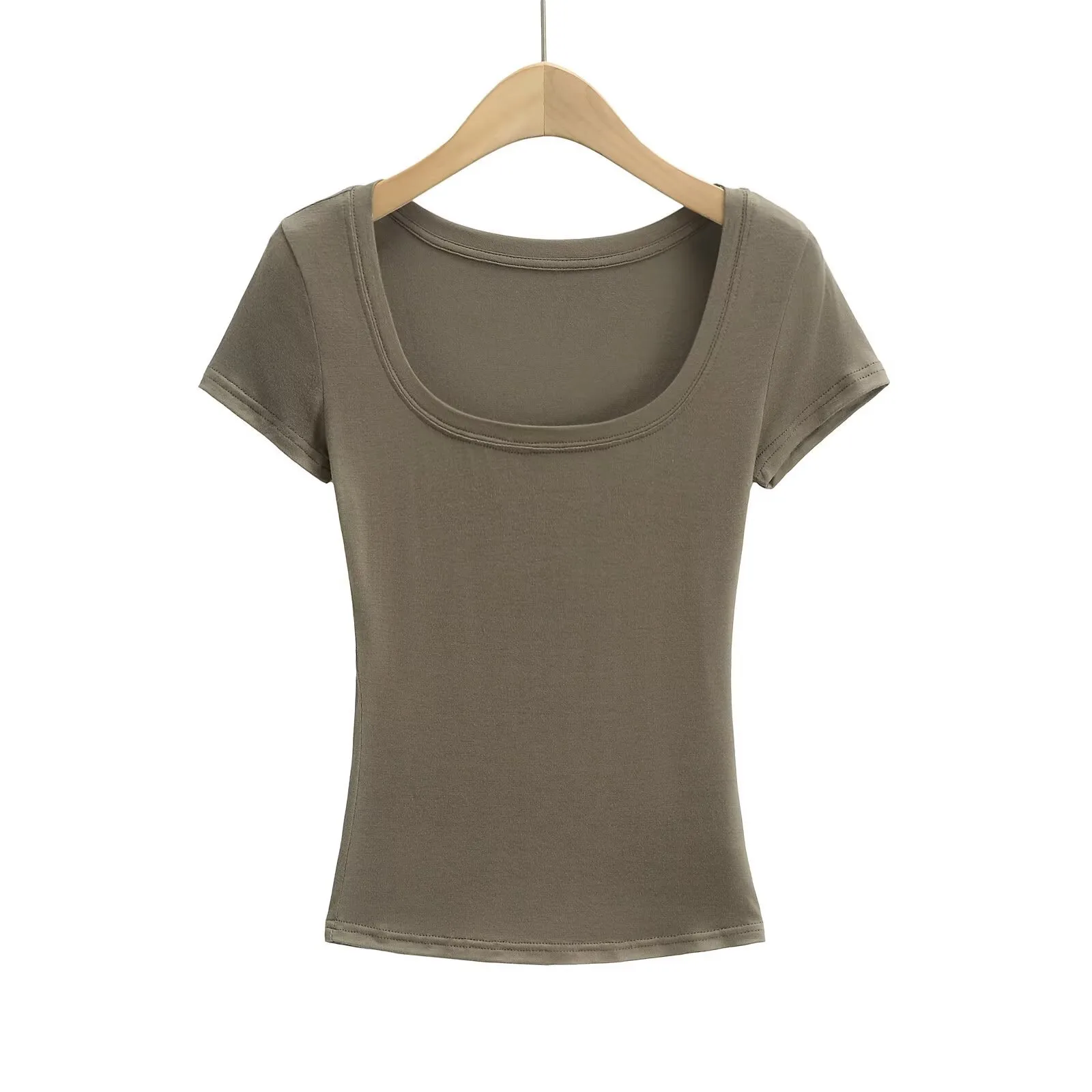 Women's T-shirt Long Sleeve T-Shirts Streetwear Solid Color display picture 5