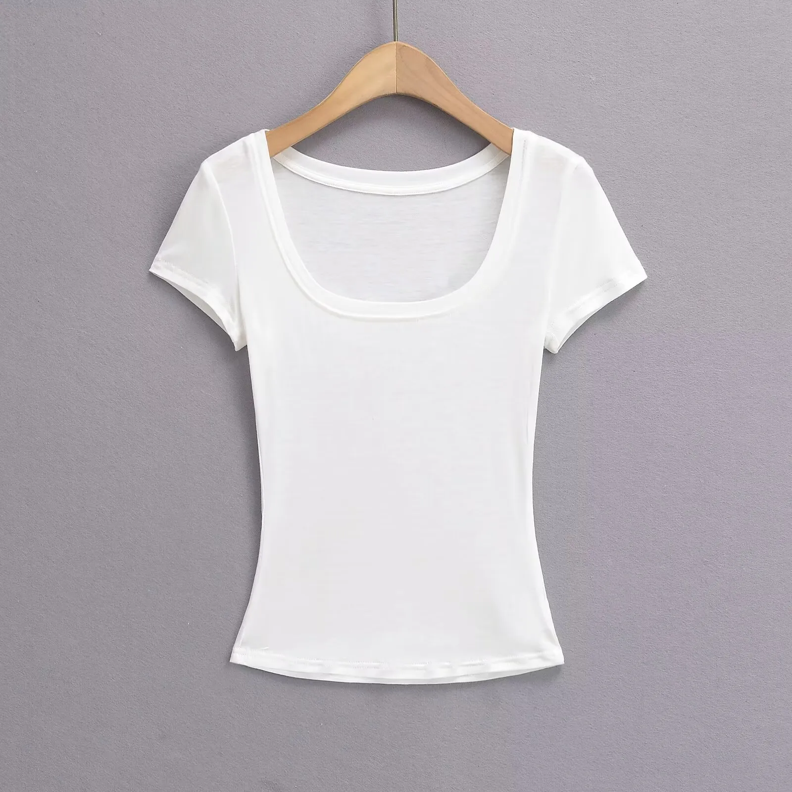 Women's T-shirt Long Sleeve T-Shirts Streetwear Solid Color display picture 4