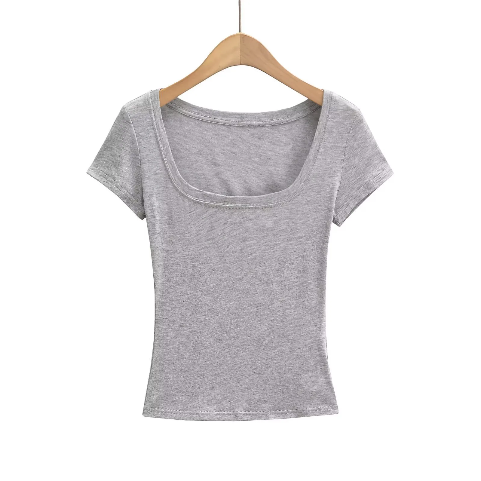 Women's T-shirt Long Sleeve T-Shirts Streetwear Solid Color display picture 2