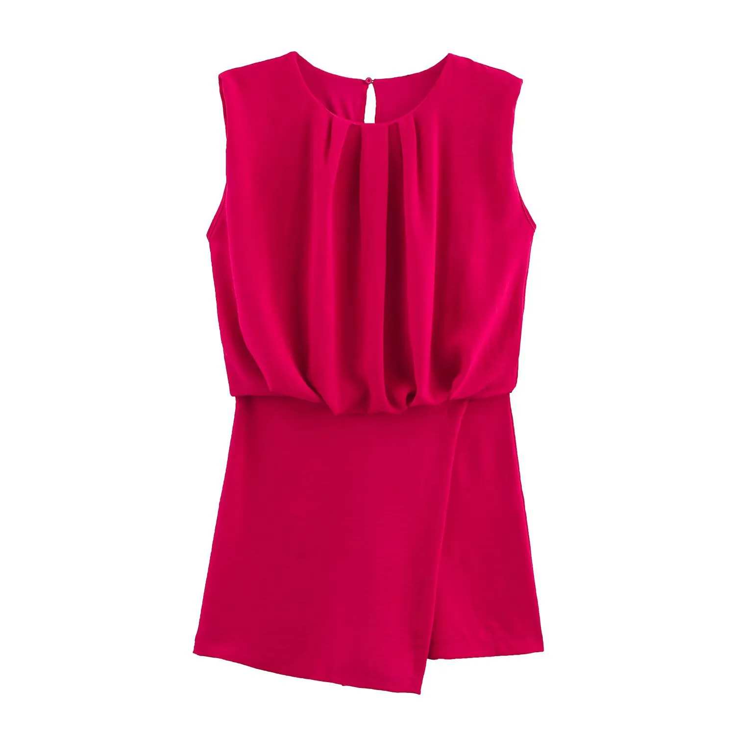 Wholesale Women's Polyester Elegant Solid Color Sleeveless Bodysuits display picture 1