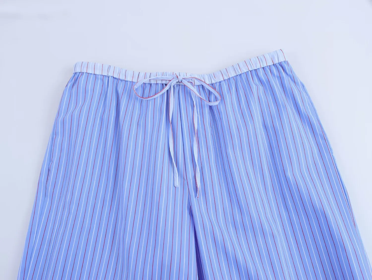 Weekend Women's Streetwear Stripe Polyester Pant Co-ord Set Shorts Sets display picture 10
