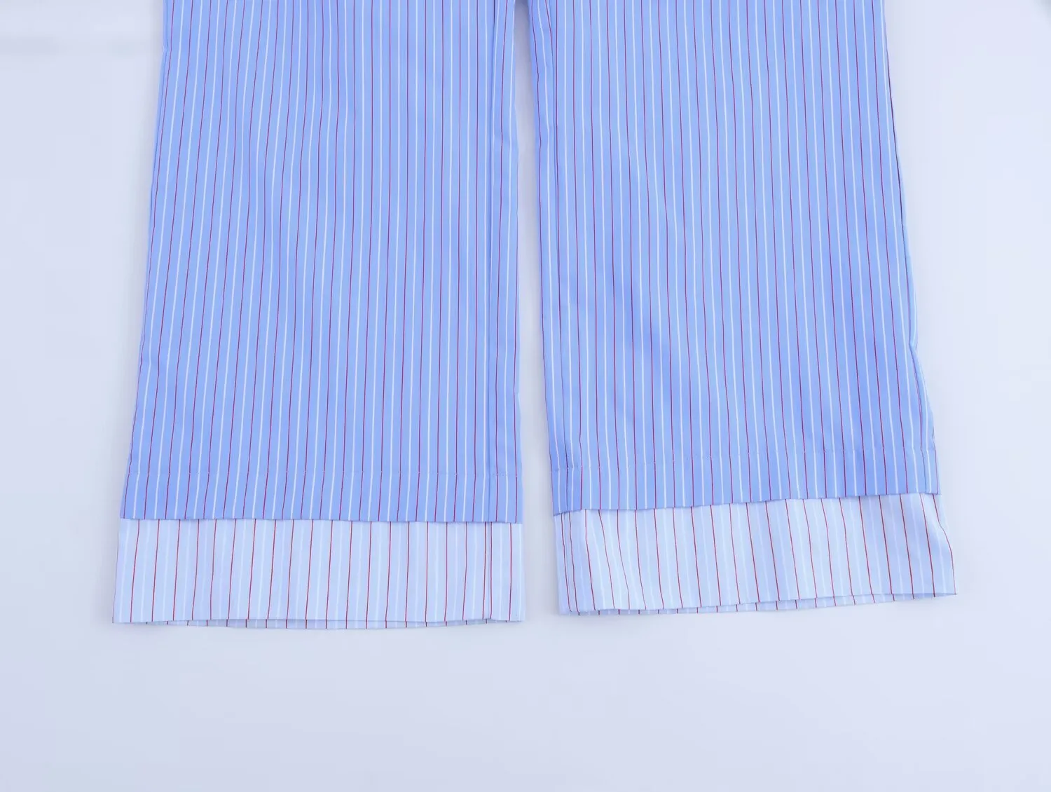 Weekend Women's Streetwear Stripe Polyester Pant Co-ord Set Shorts Sets display picture 11