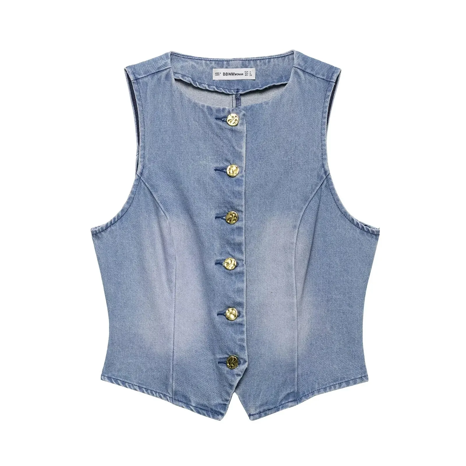 Weekend Women's Vacation Streetwear Solid Color Cotton Polyester Denim Pant Co-ord Set Shorts Sets display picture 2