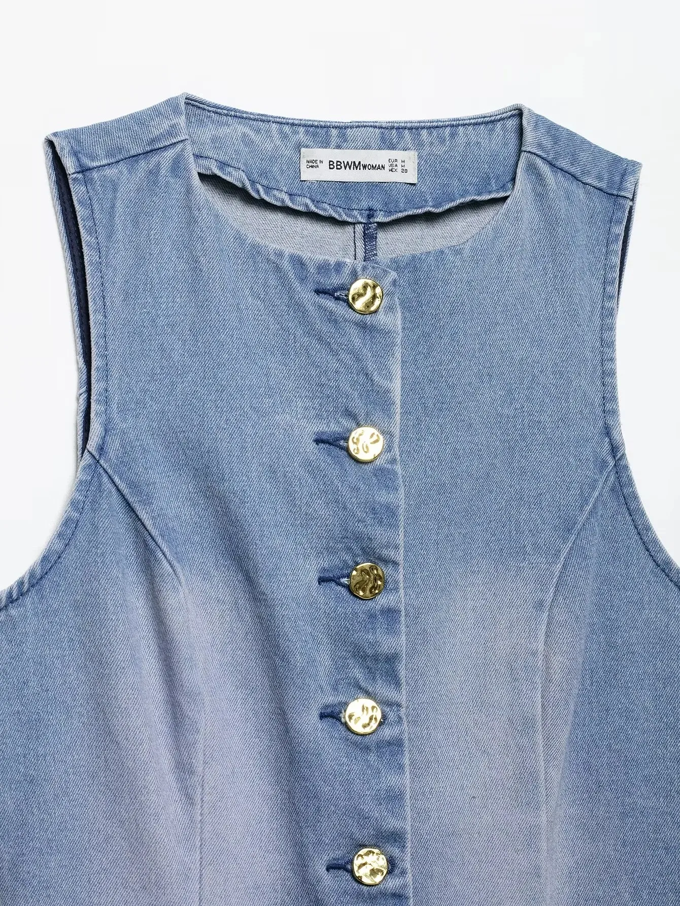 Weekend Women's Vacation Streetwear Solid Color Cotton Polyester Denim Pant Co-ord Set Shorts Sets display picture 6