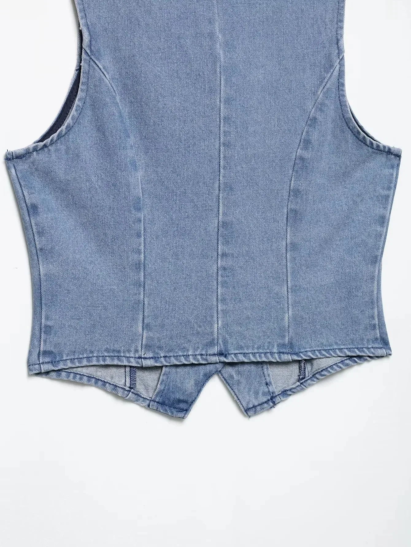 Weekend Women's Vacation Streetwear Solid Color Cotton Polyester Denim Pant Co-ord Set Shorts Sets display picture 10