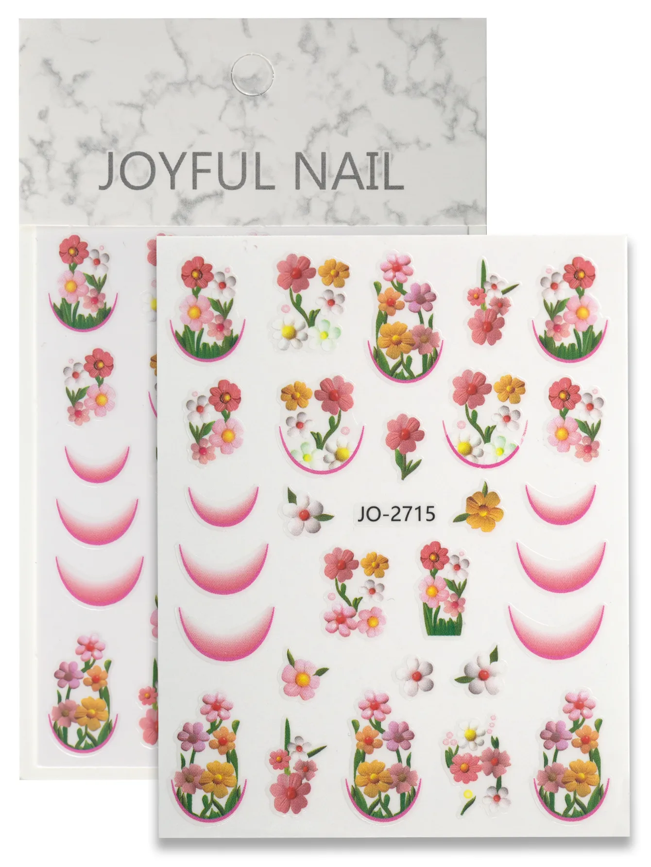 IG Style Cartoon Style Cute Flower Nail Stickers Nail Decoration Accessories display picture 8