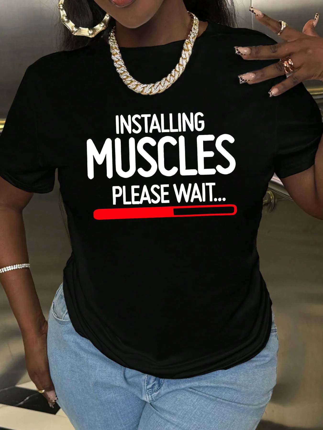 Women's T-shirt Short Sleeve T-Shirts Printing Casual Letter display picture 6